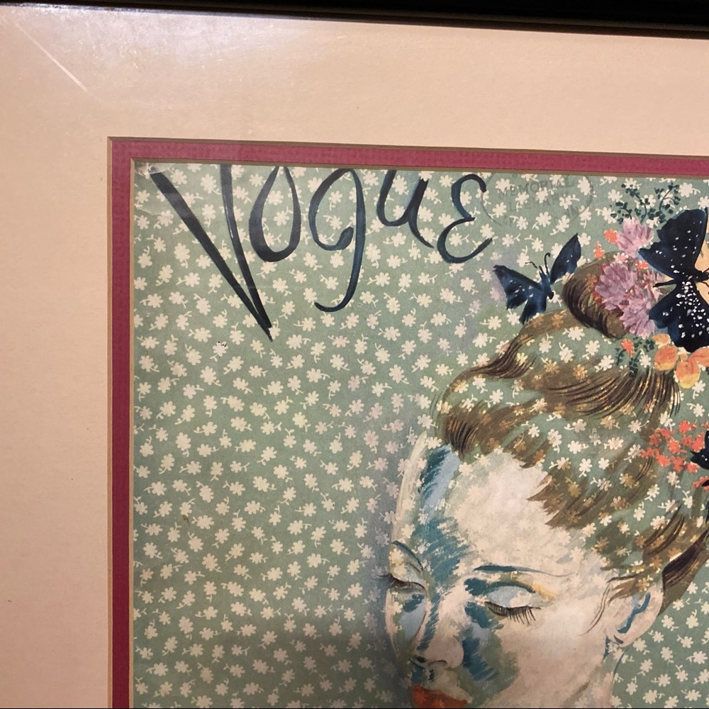 Vogue July 15, 1935 Magazine Cover Framed Vintage - Picture 4 of 7